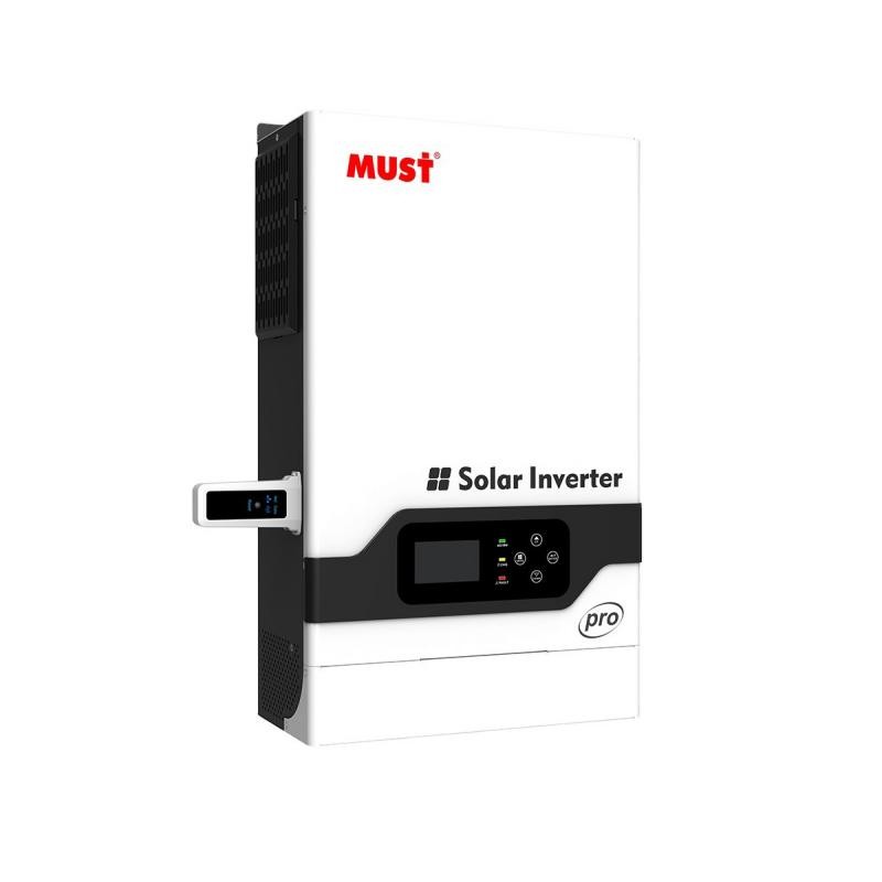 Інвертор гібридний MUST PH18-5248 PRO, номінал 5,2 кВт. 48в - 220в чистий синус